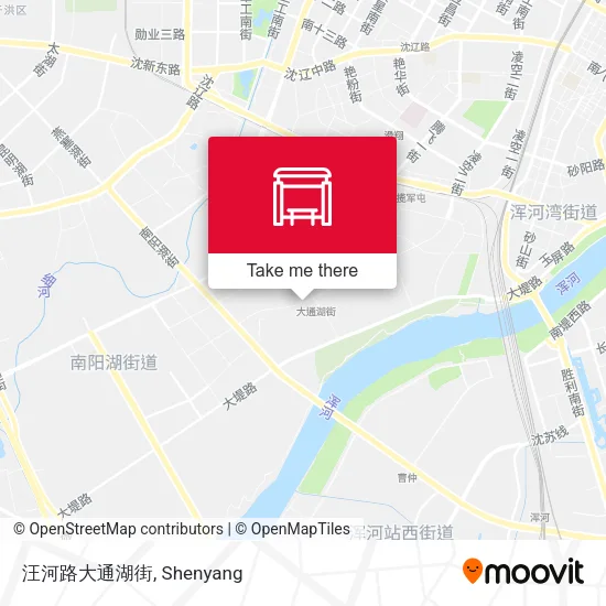 汪河路大通湖街 map