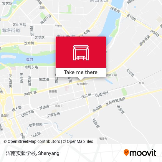 浑南实验学校 map