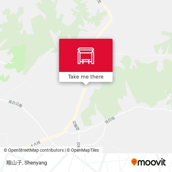 顺山子 map