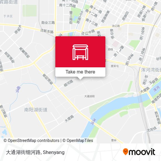 大通湖街细河路 map