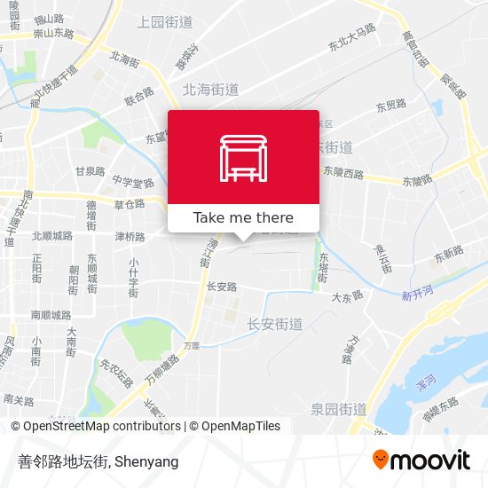 善邻路地坛街 map