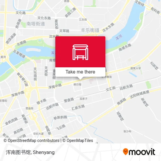 浑南图书馆 map