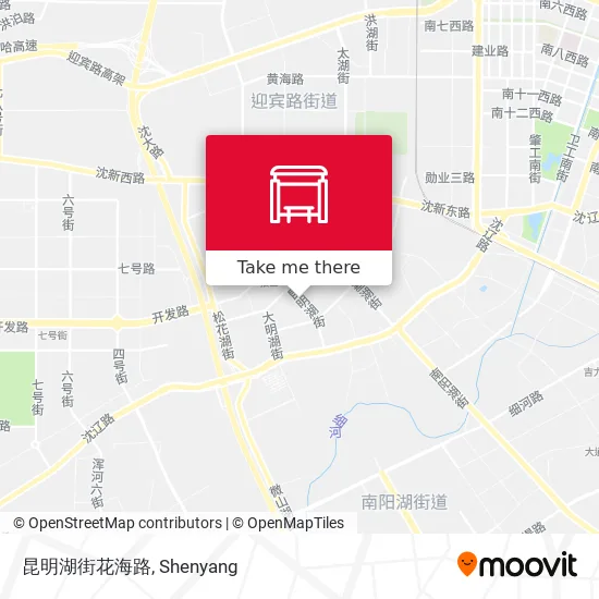 昆明湖街花海路 map