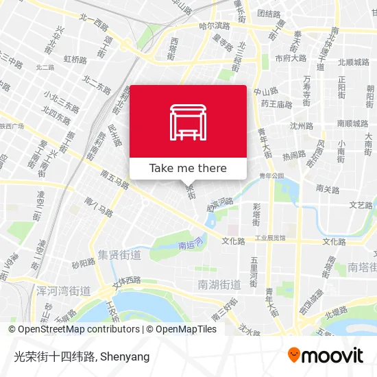 光荣街十四纬路 map