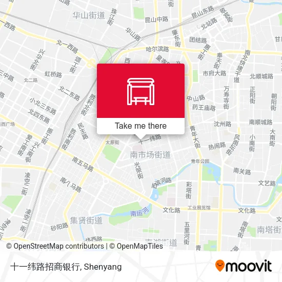 十一纬路招商银行 map