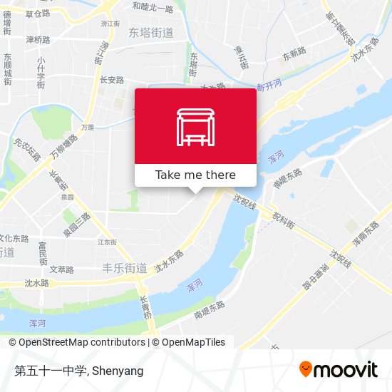 第五十一中学 map