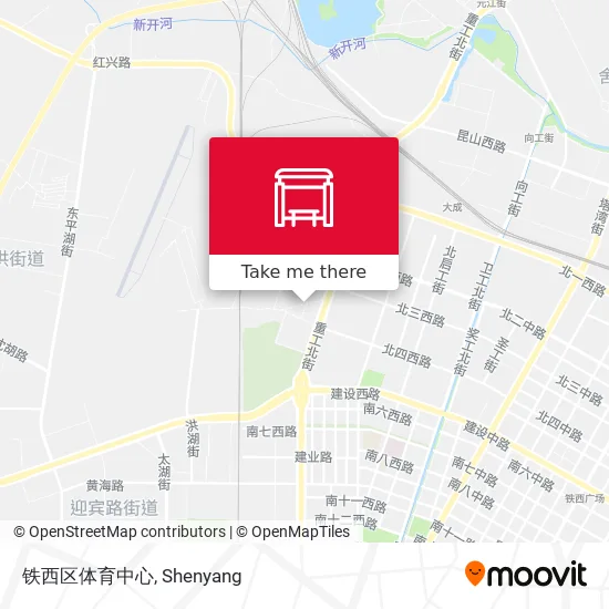 铁西区体育中心 map