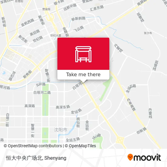 恒大中央广场北 map