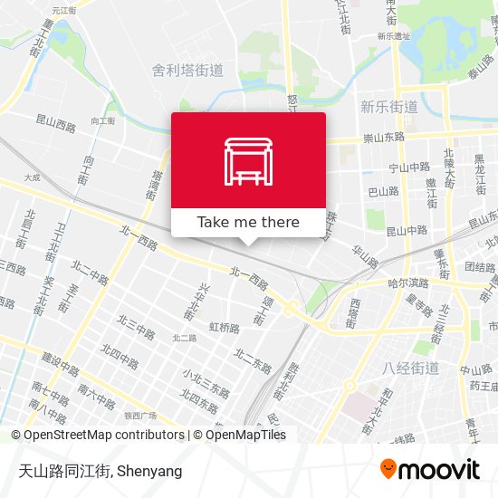天山路同江街 map
