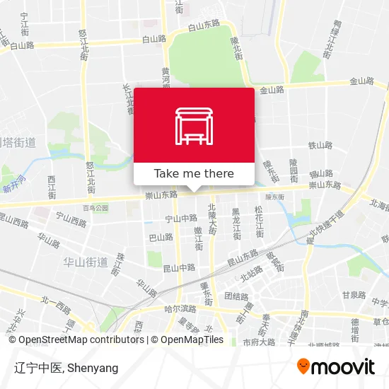 辽宁中医 map