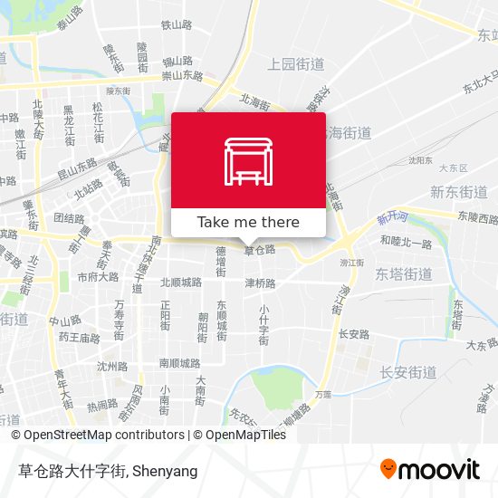 草仓路大什字街 map