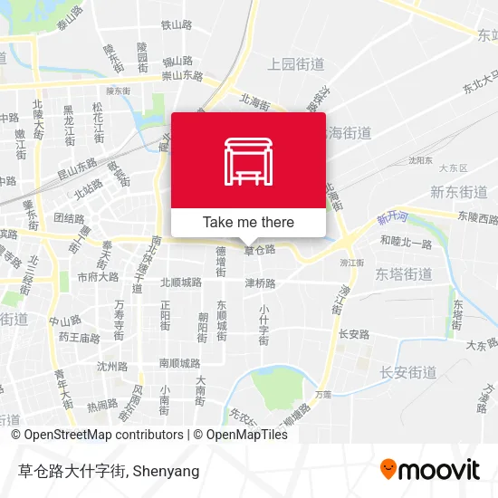 草仓路大什字街 map
