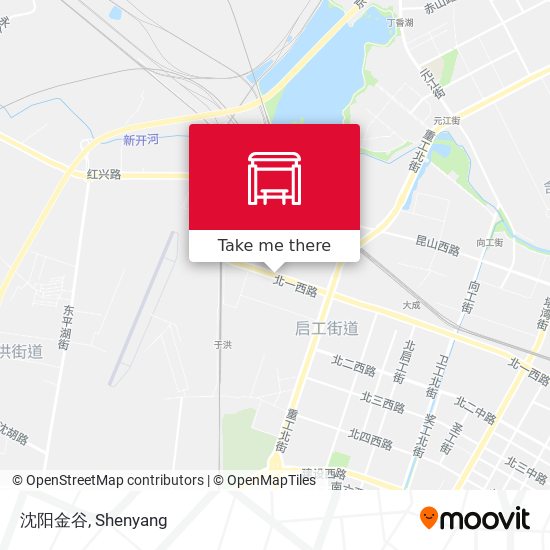 沈阳金谷 map