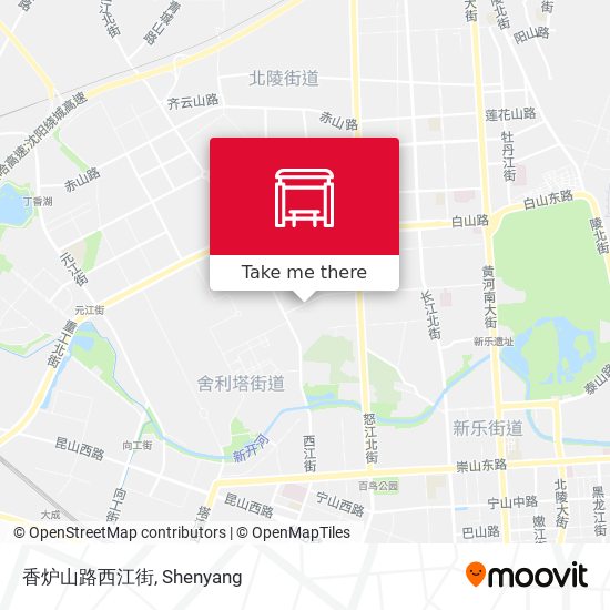 香炉山路西江街 map