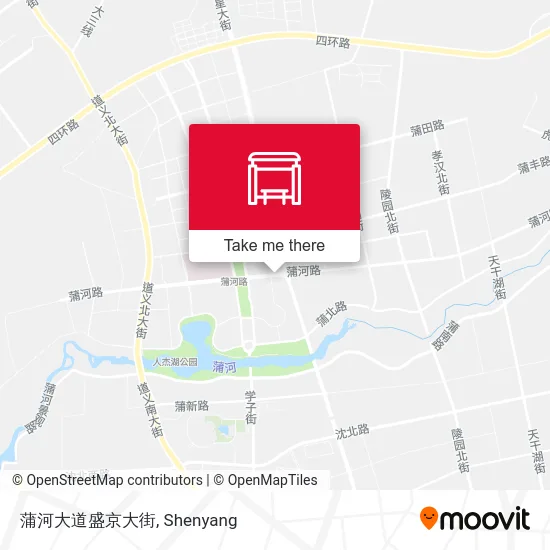 蒲河大道盛京大街 map