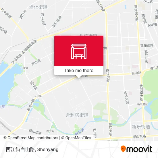 西江街白山路 map