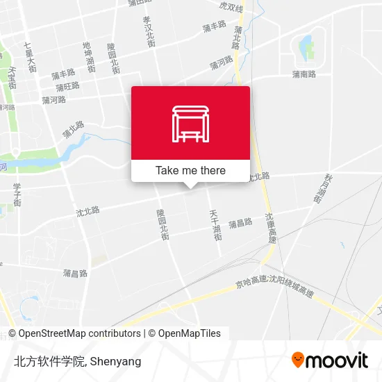 北方软件学院 map