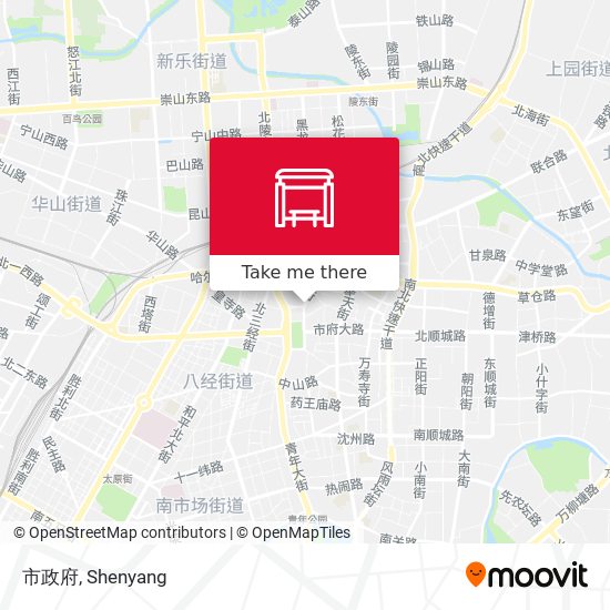 市政府 map