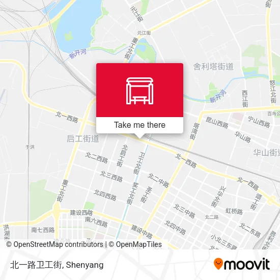 北一路卫工街 map