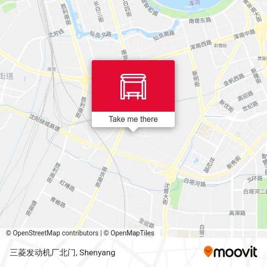 三菱发动机厂北门 map