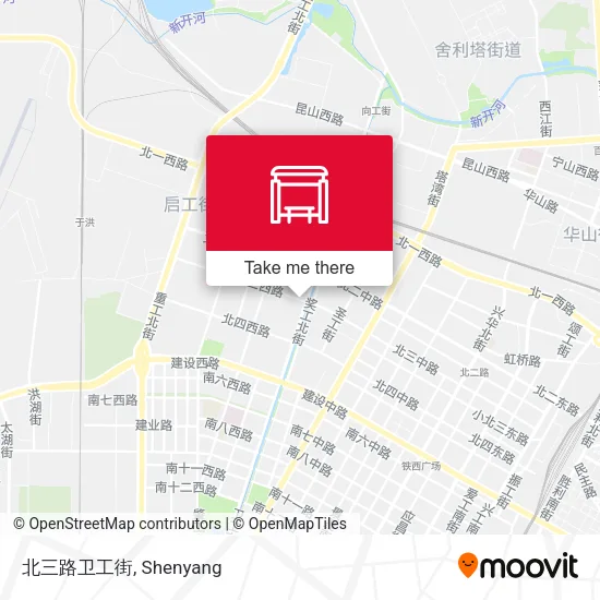 北三路卫工街 map