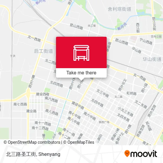 北三路圣工街 map