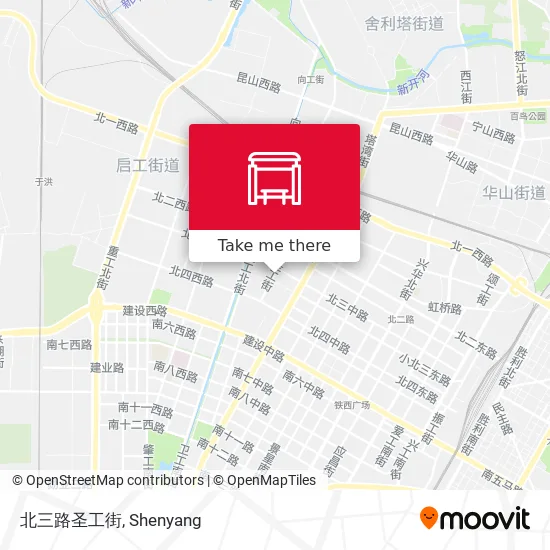 北三路圣工街 map