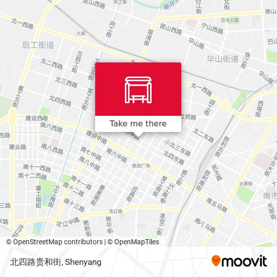 北四路贵和街 map