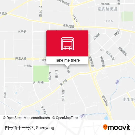 四号街十一号路 map
