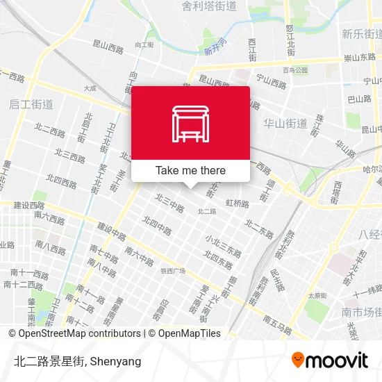北二路景星街 map