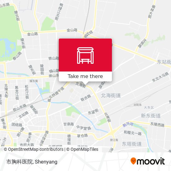 市胸科医院 map