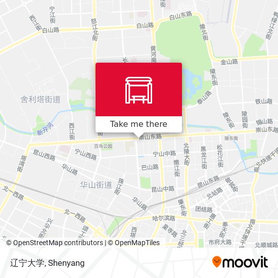辽宁大学 map