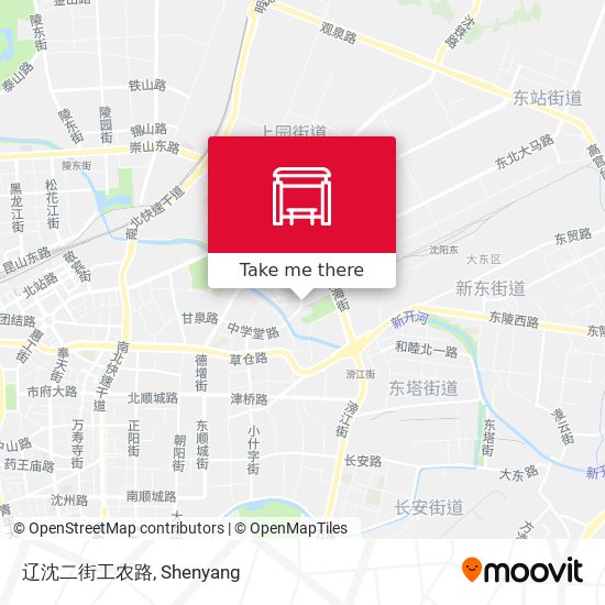 辽沈二街工农路 map