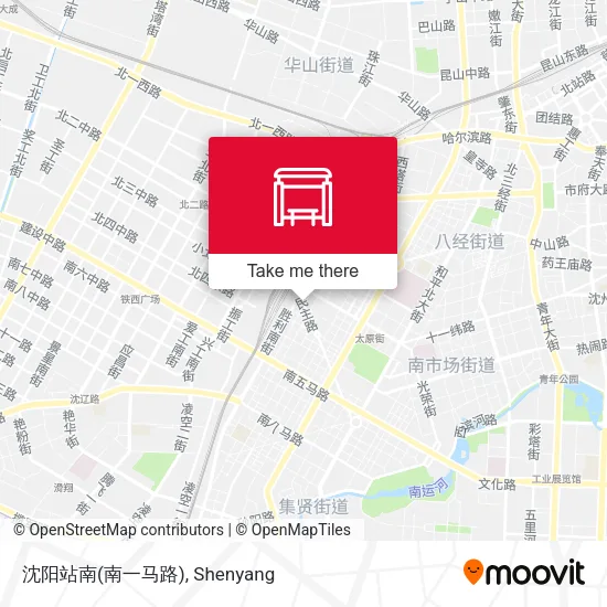 沈阳站南(南一马路) map