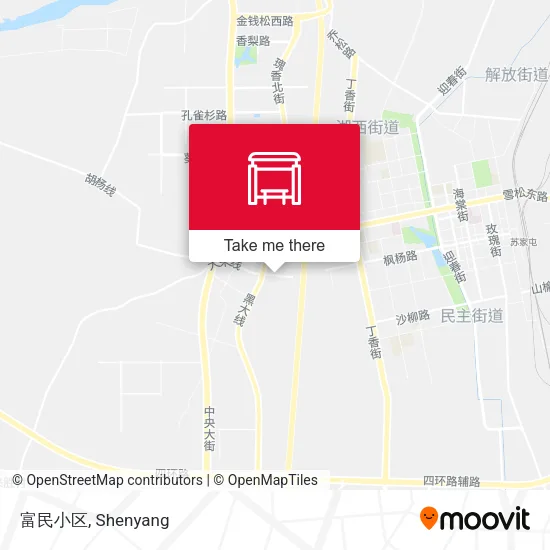 富民小区 map