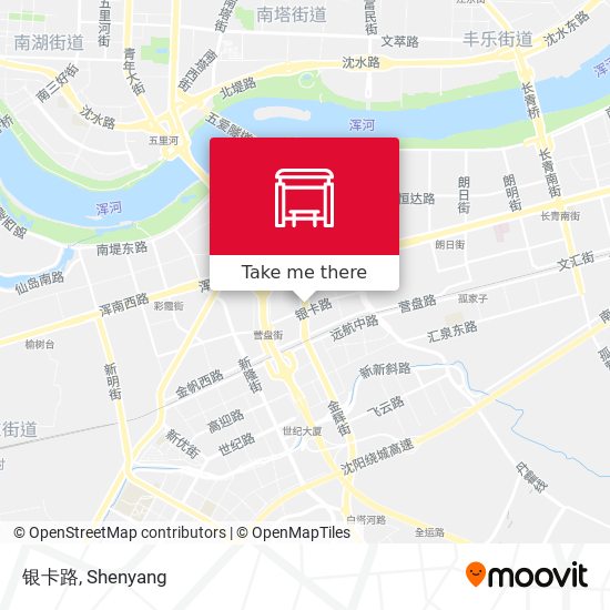 银卡路 map