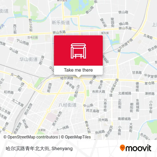 哈尔滨路青年北大街 map