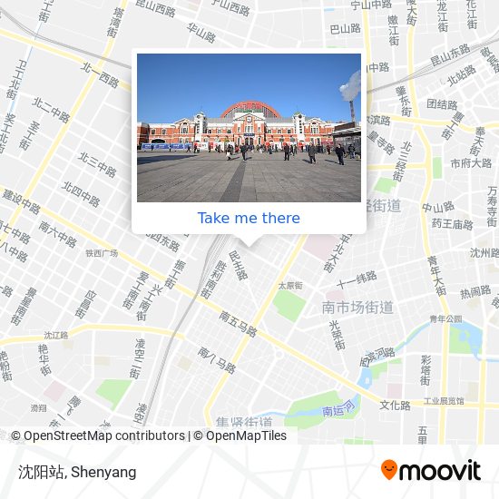 沈阳站 map