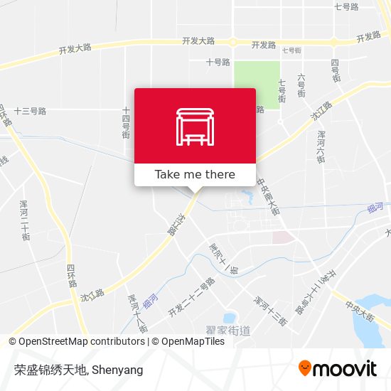荣盛锦绣天地 map