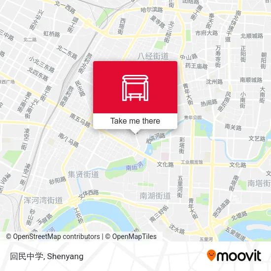 回民中学 map