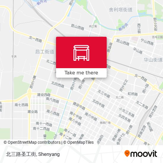 北三路圣工街 map
