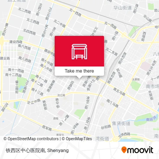 铁西区中心医院南 map
