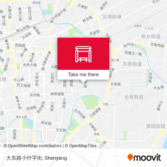 大东路小什字街 map