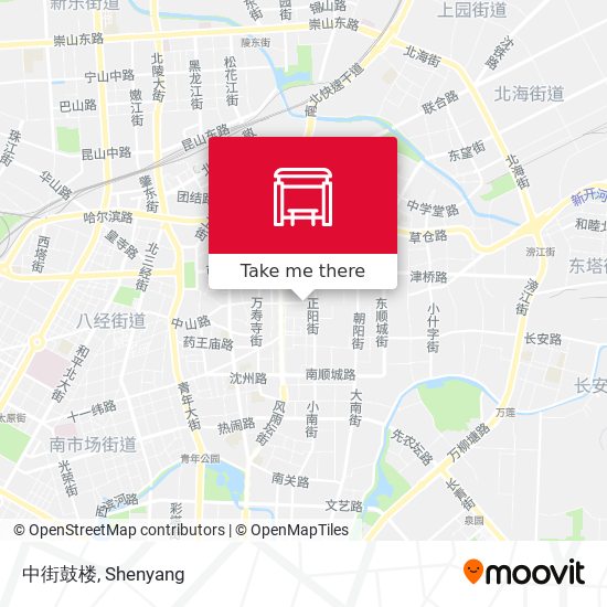 中街鼓楼 map