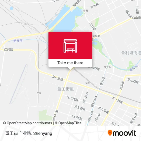 重工街广业路 map