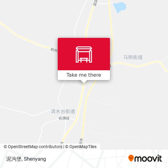 泥沟堡 map