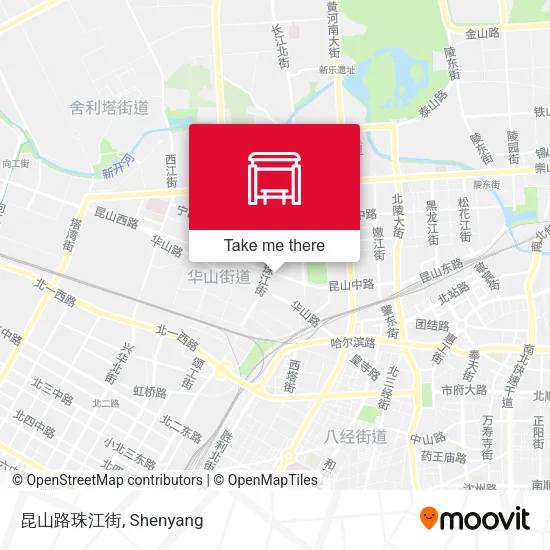 昆山路珠江街 map
