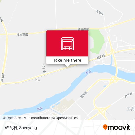 砖瓦村 map