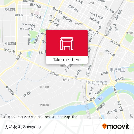 万科花园 map