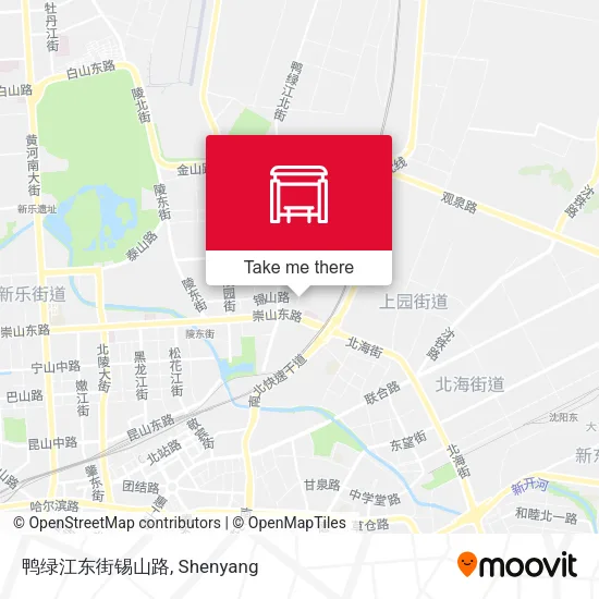 鸭绿江东街锡山路 map